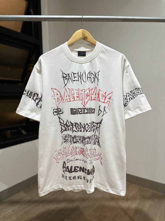 Balenciaga DIY Metal T-Shirt (White)