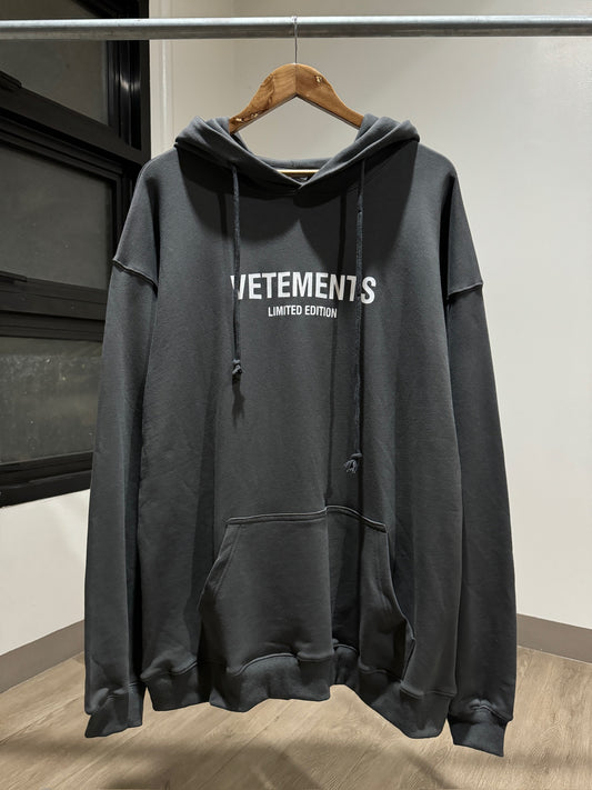 Vetemente Hoodie (Dark Gray)