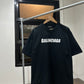 Balenciaga Caps T-Shirt (Black)