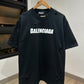 Balenciaga Caps T-Shirt (Black)