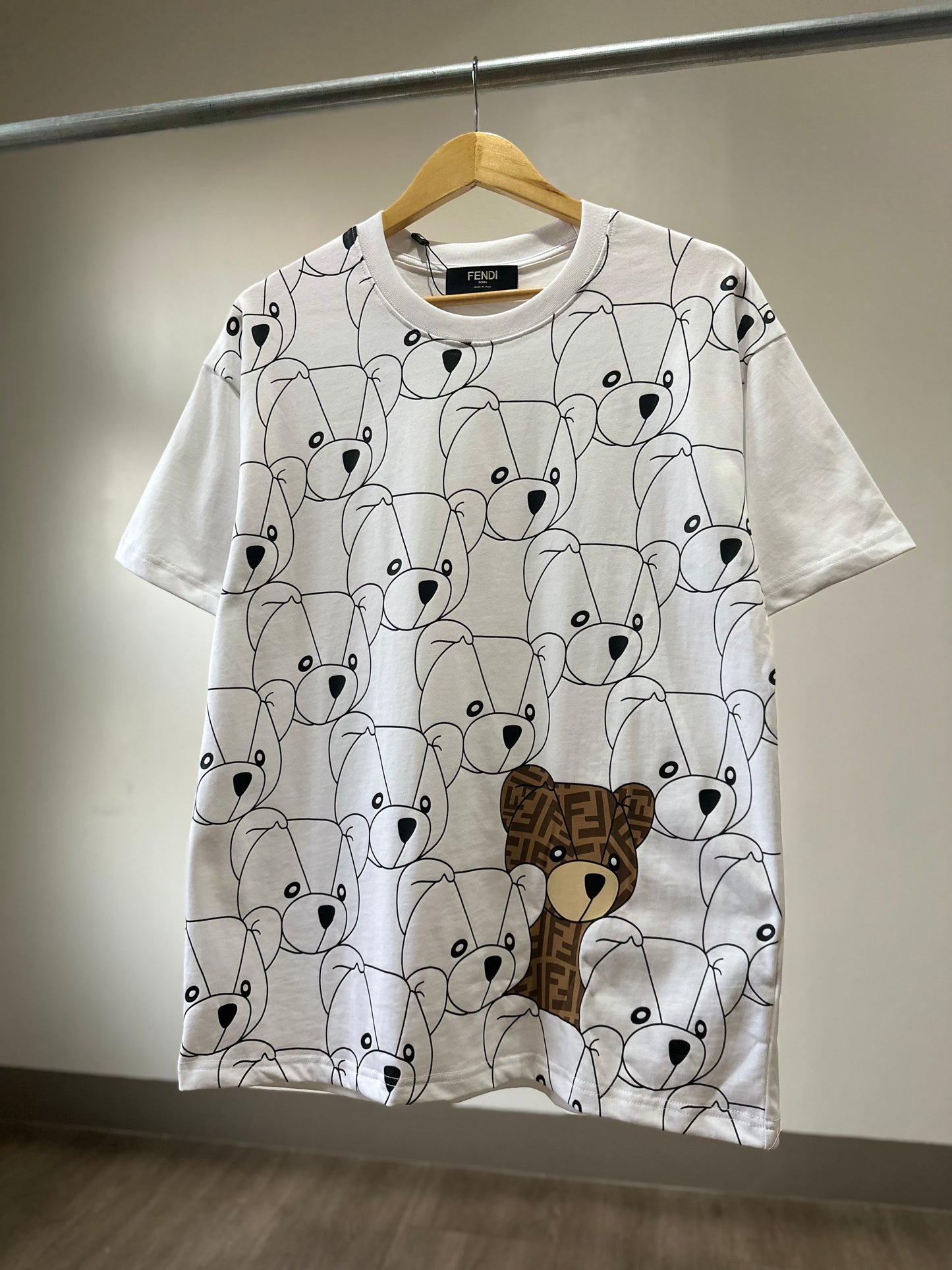 Fendi Teddy T-Shirt (White)