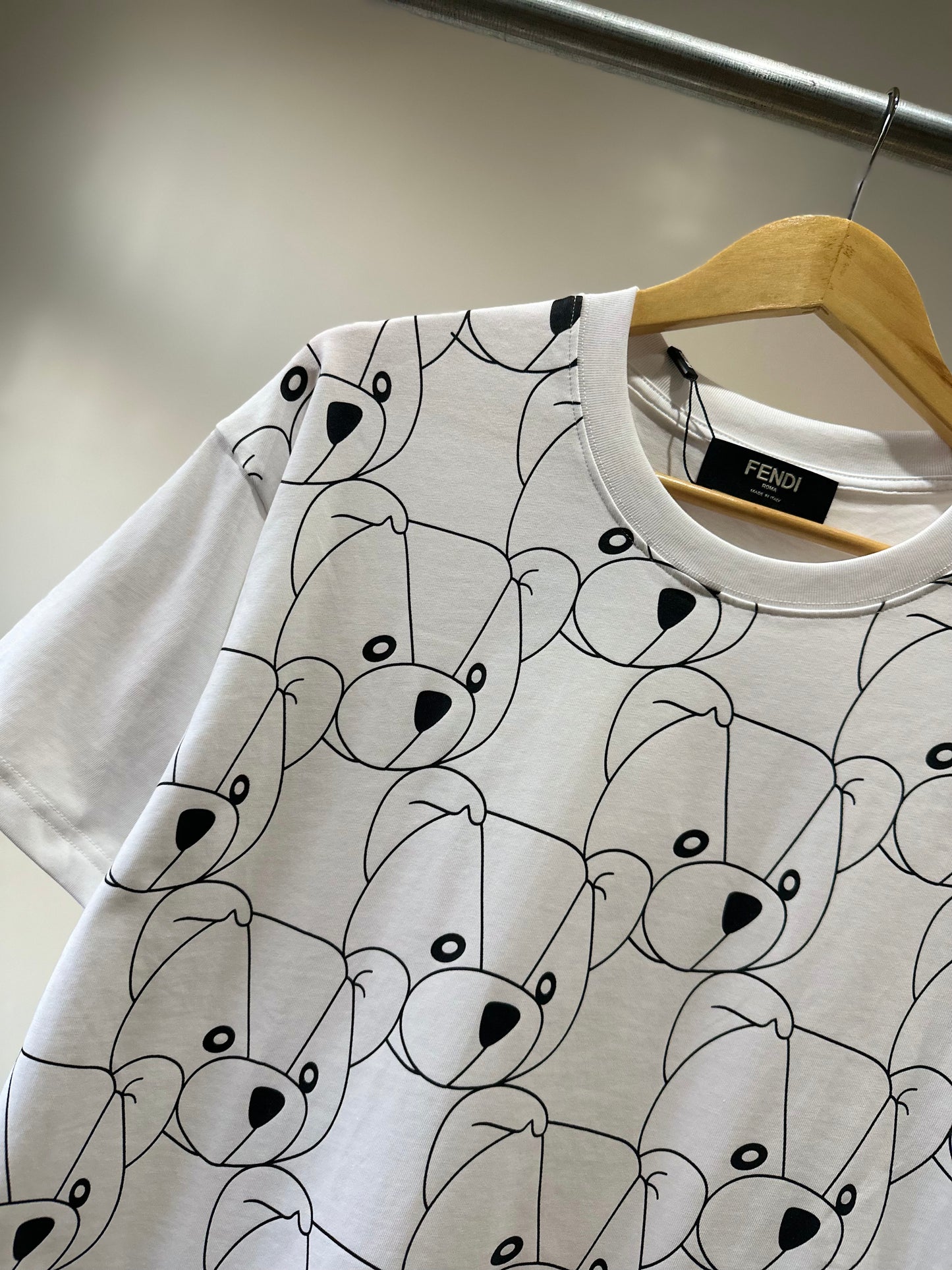 Fendi Teddy T-Shirt (White)