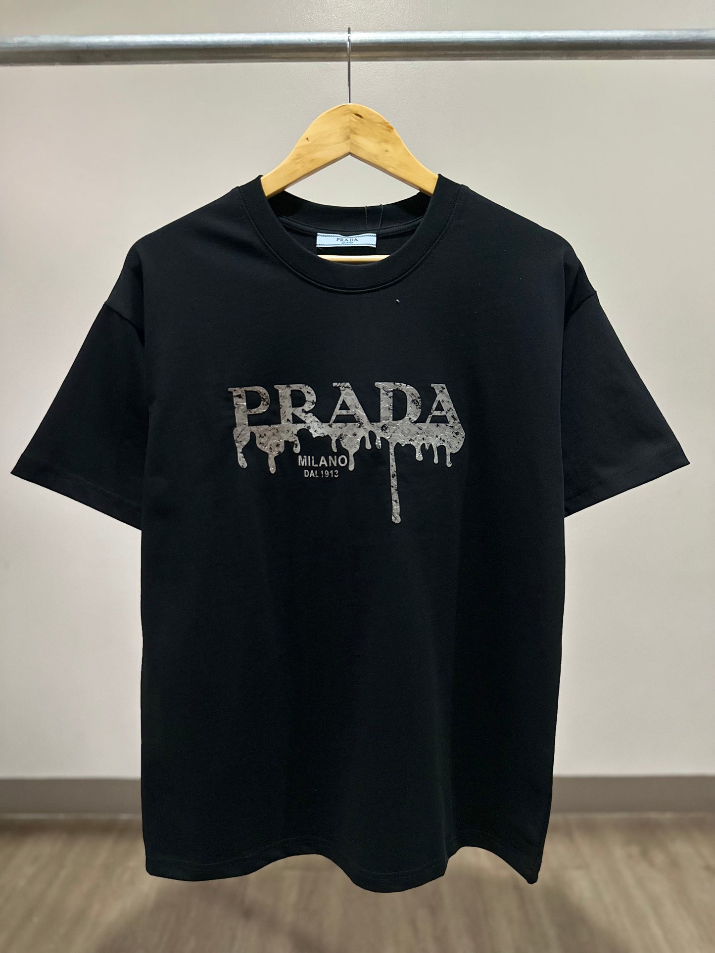 Prada Milano Cotton T-Shirt (Black)