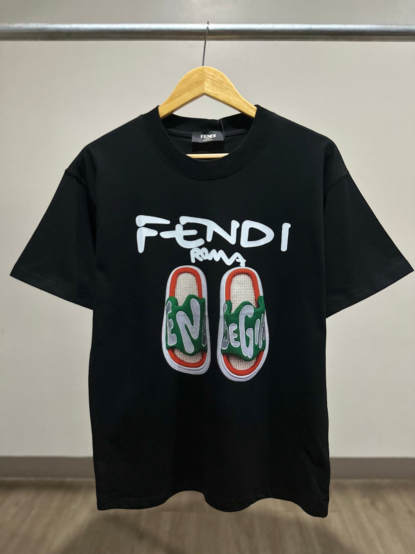 Fendi Cotton T-Shirt (Black)