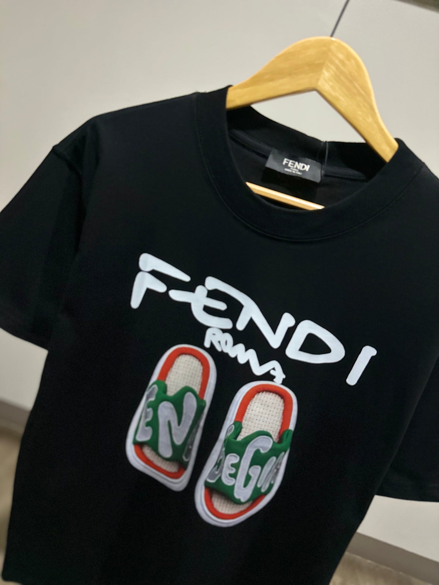 Fendi Cotton T-Shirt (Black)