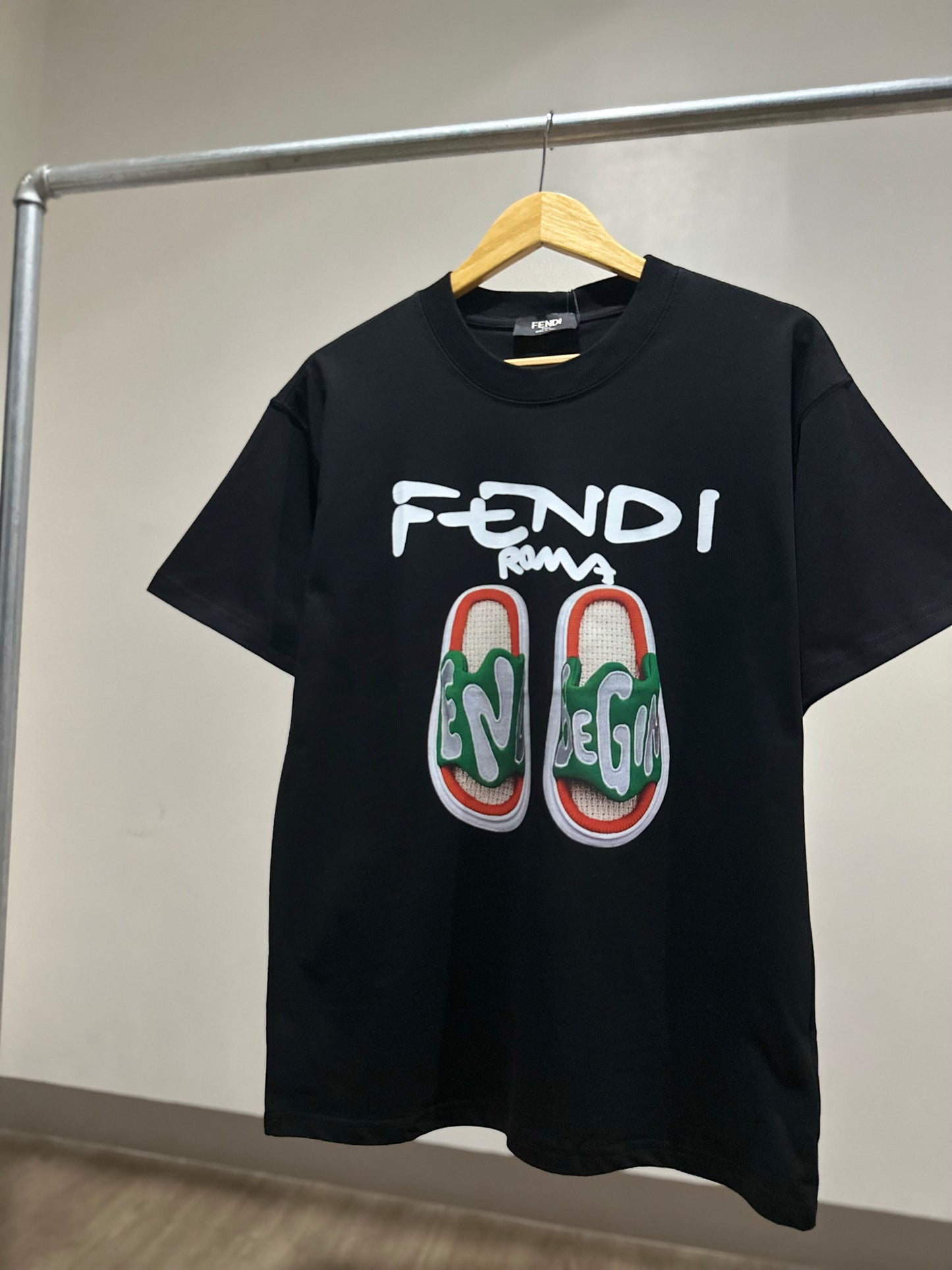Fendi Cotton T-Shirt (Black)