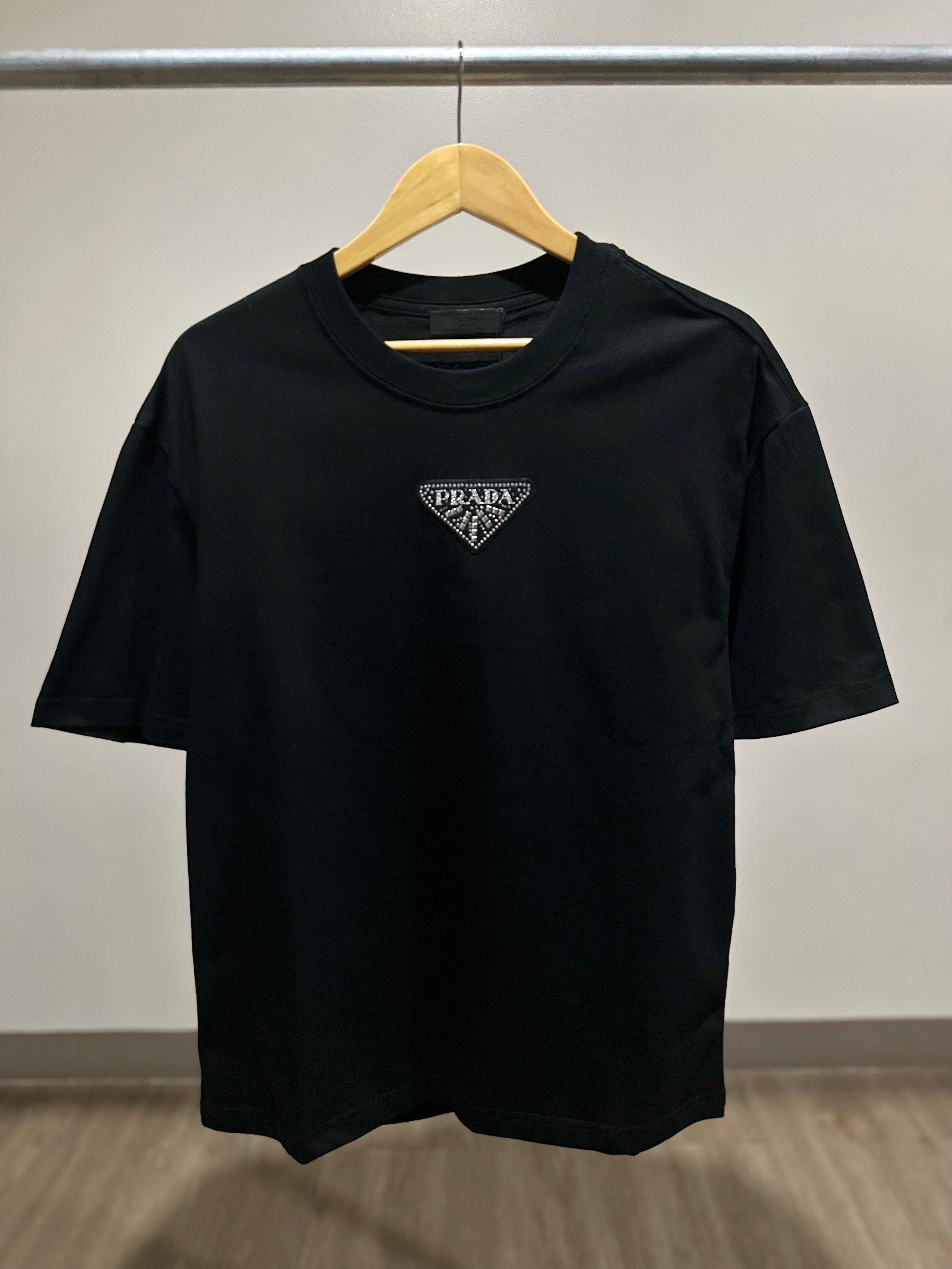 Prada Cotton T-Shirt (Black) – Dad from MNL