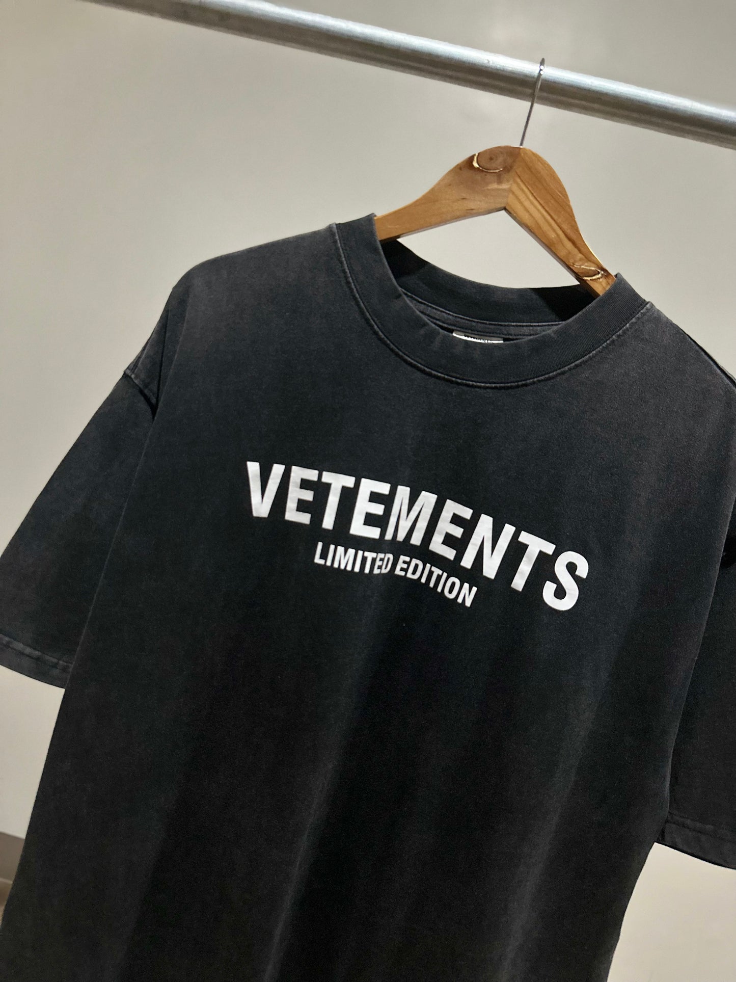 Vetements Limited Edition T-Shirt (Acid Black)