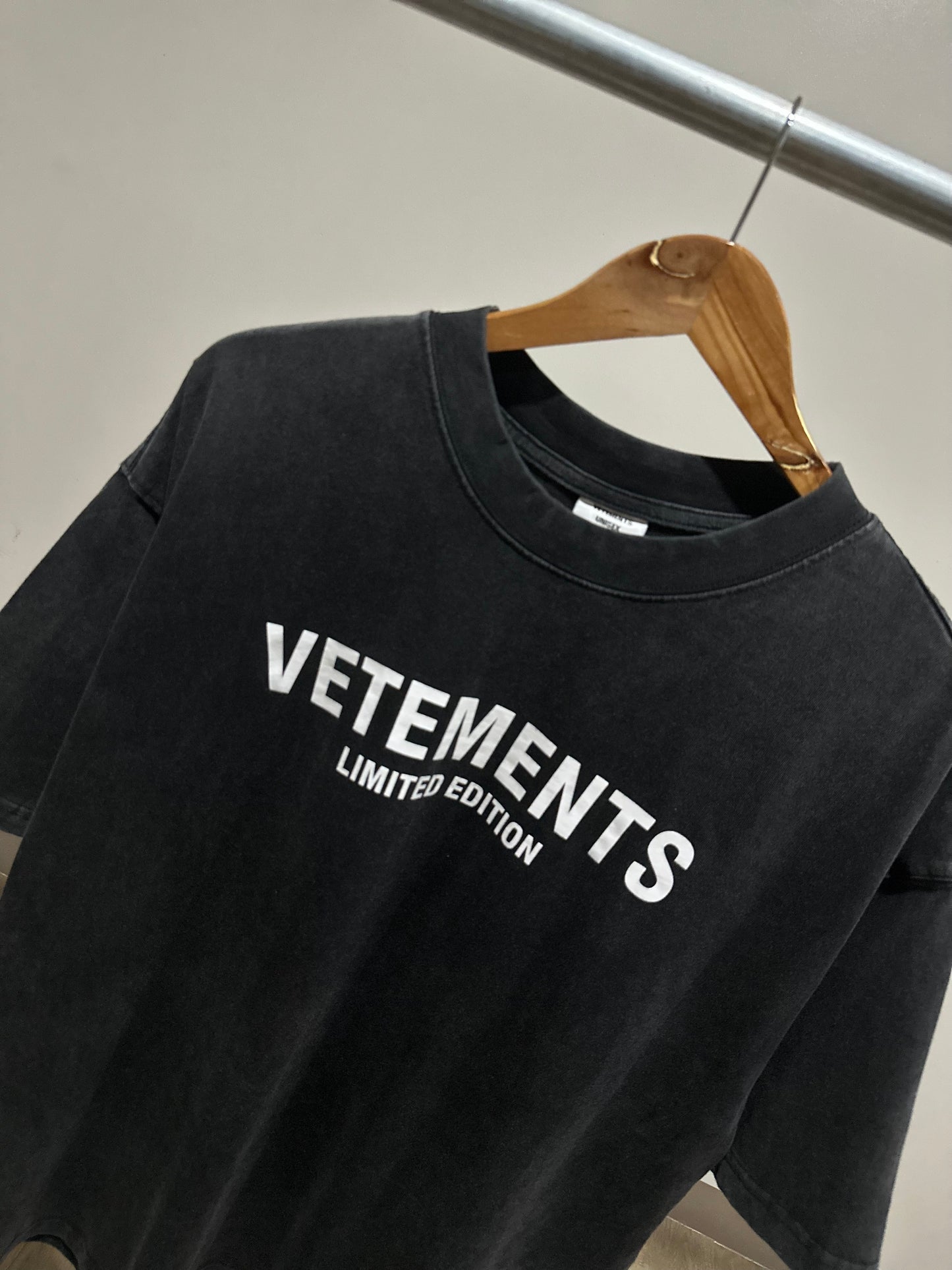 Vetements Limited Edition T-Shirt (Acid Black)