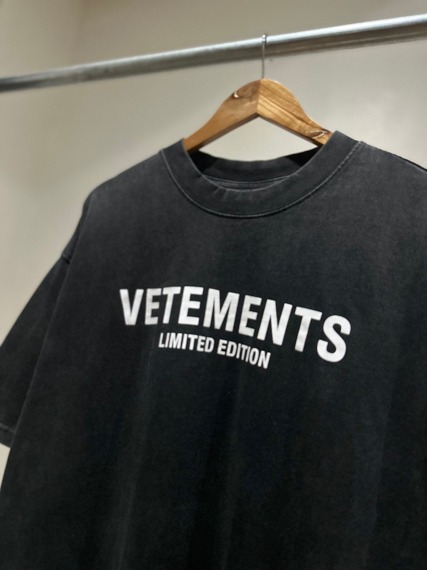 Vetements Limited Edition T-Shirt (Acid Black)