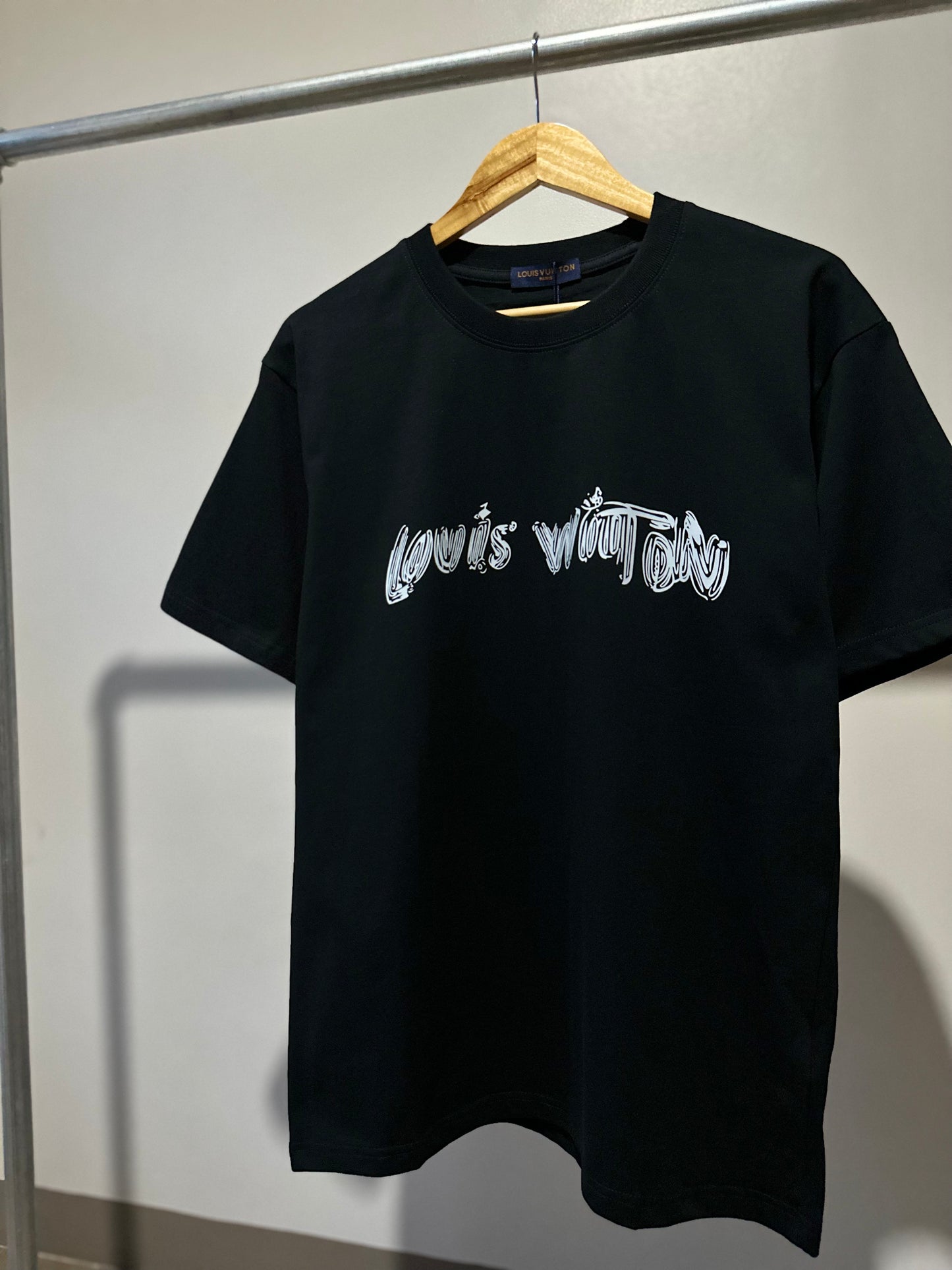 Louis Vuitton Script T-Shirt (Black)