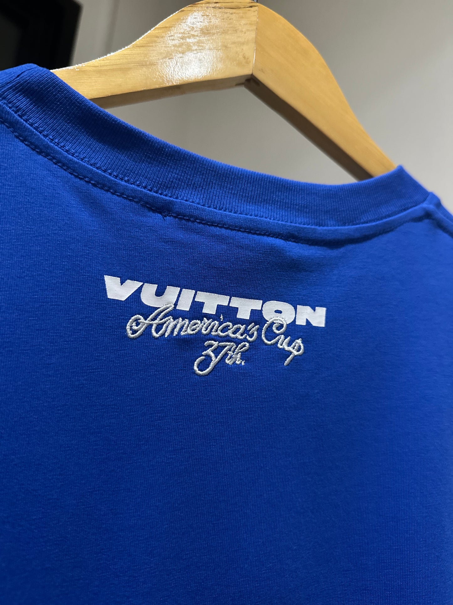 Louis Vuitton Short-Sleeved Embroidered Cotton T-Shirt