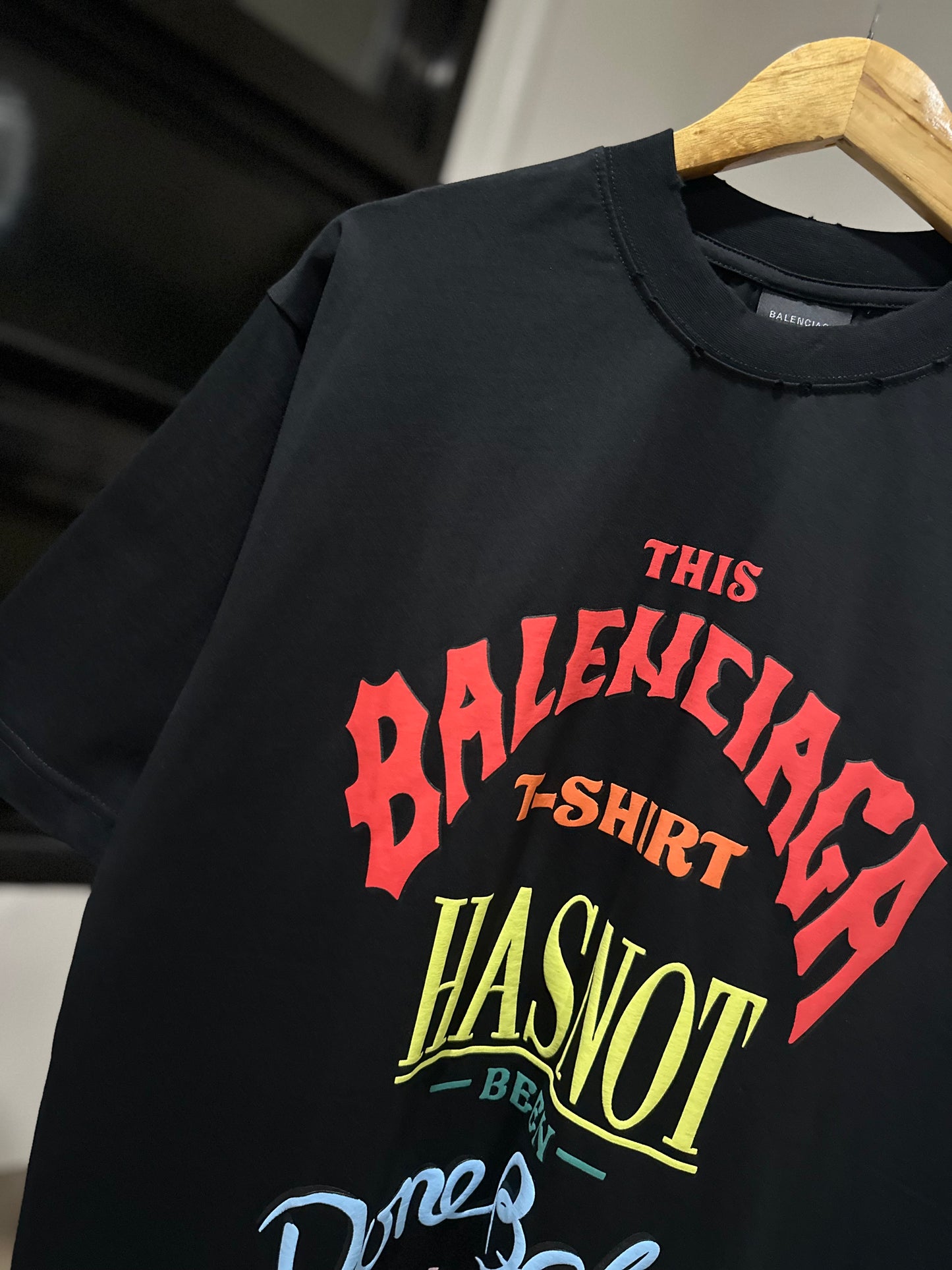 Balenciaga Not Been Done T-Shirt (Black)