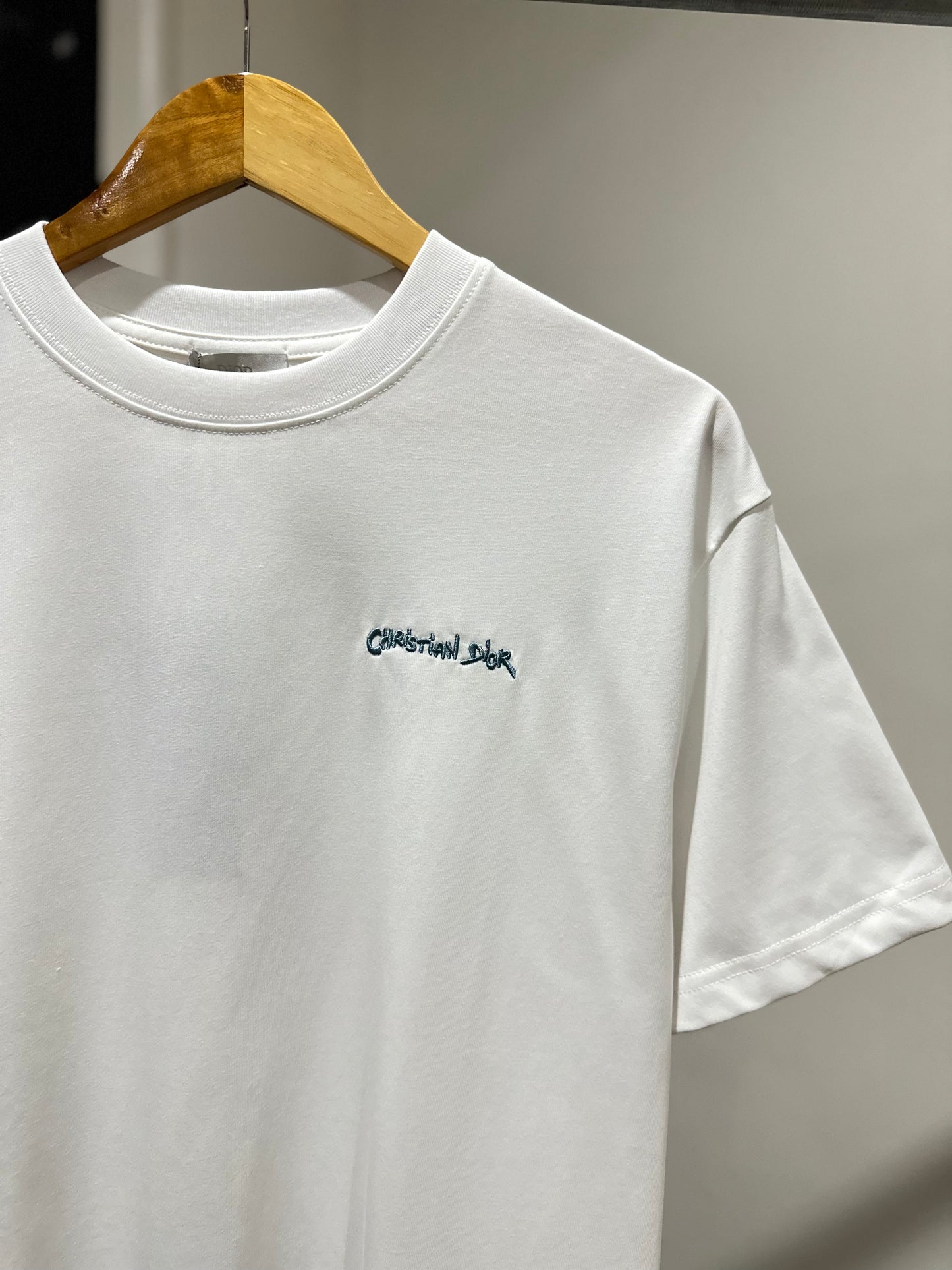 Christian Dior Tag T-Shirt (White)