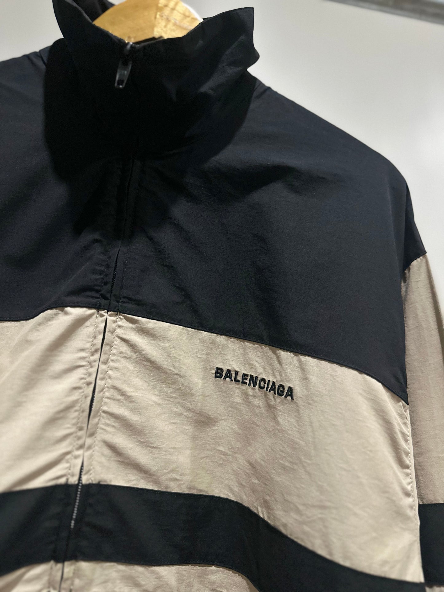 Balenciaga Windbreaker (Black/Embroidered)