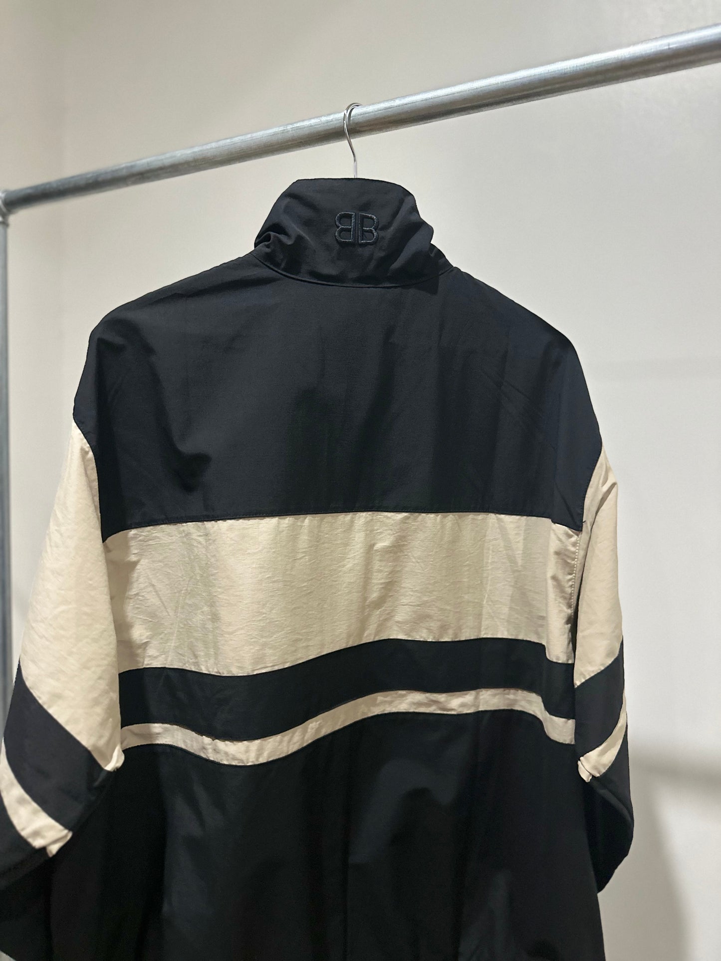 Balenciaga Windbreaker (Black/Embroidered)