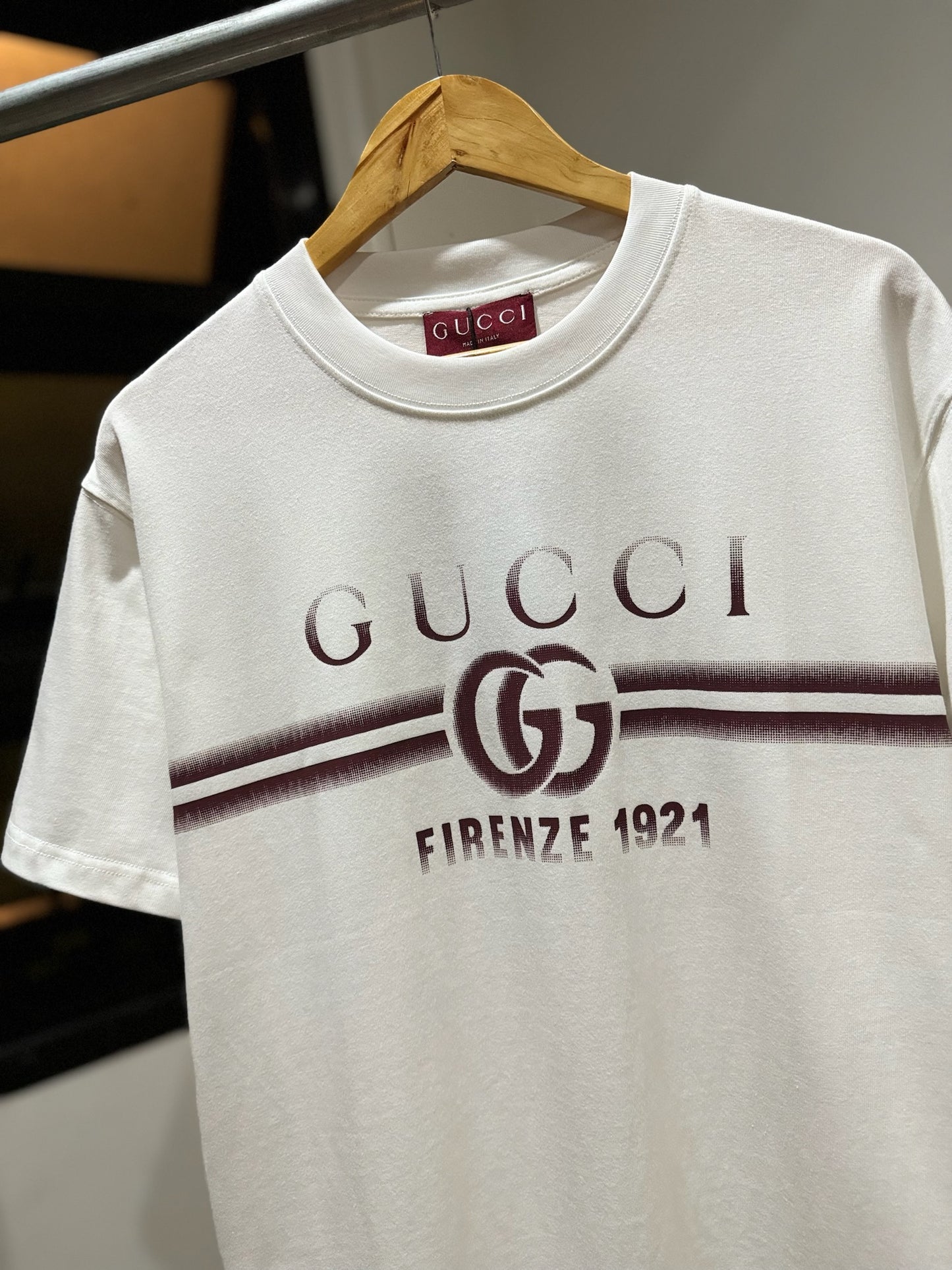 Gucci Cotton Jersey with Print T-Shirt (White)