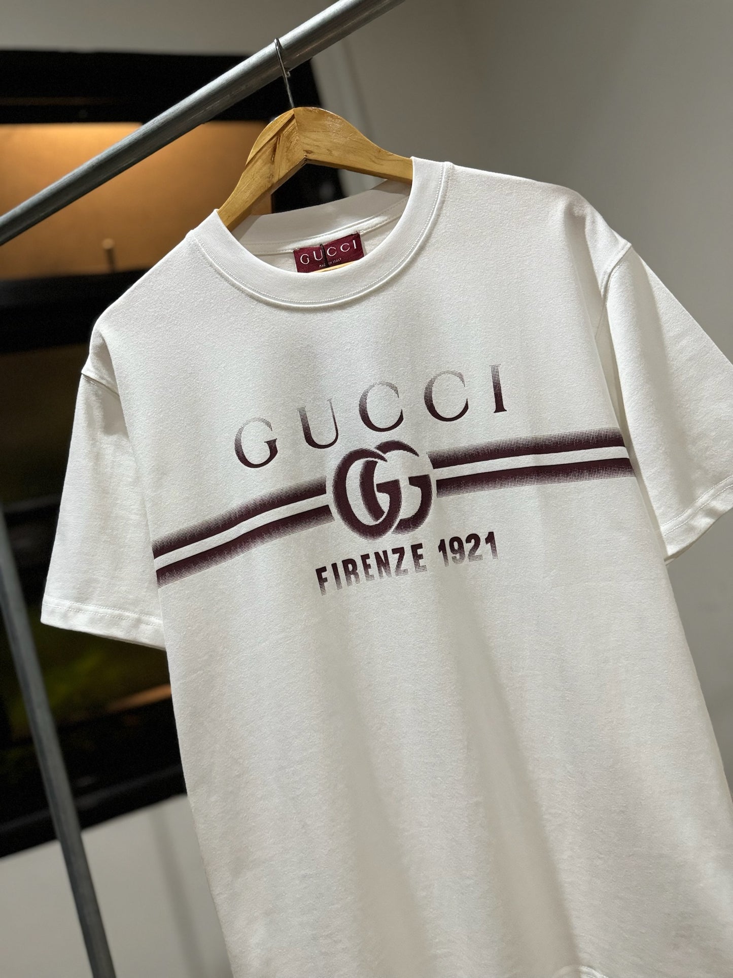 Gucci Cotton Jersey with Print T-Shirt (White)