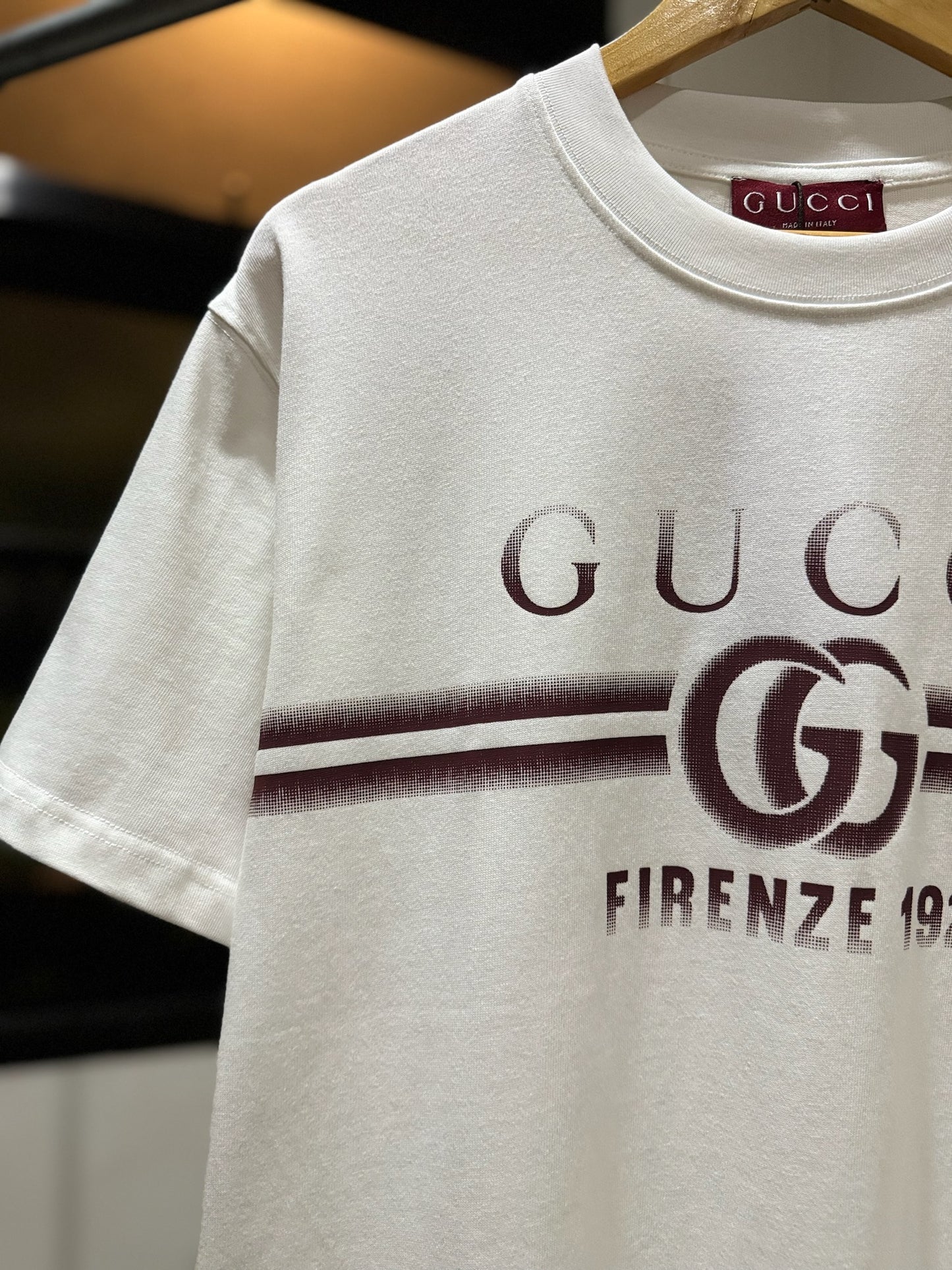 Gucci Cotton Jersey with Print T-Shirt (White)