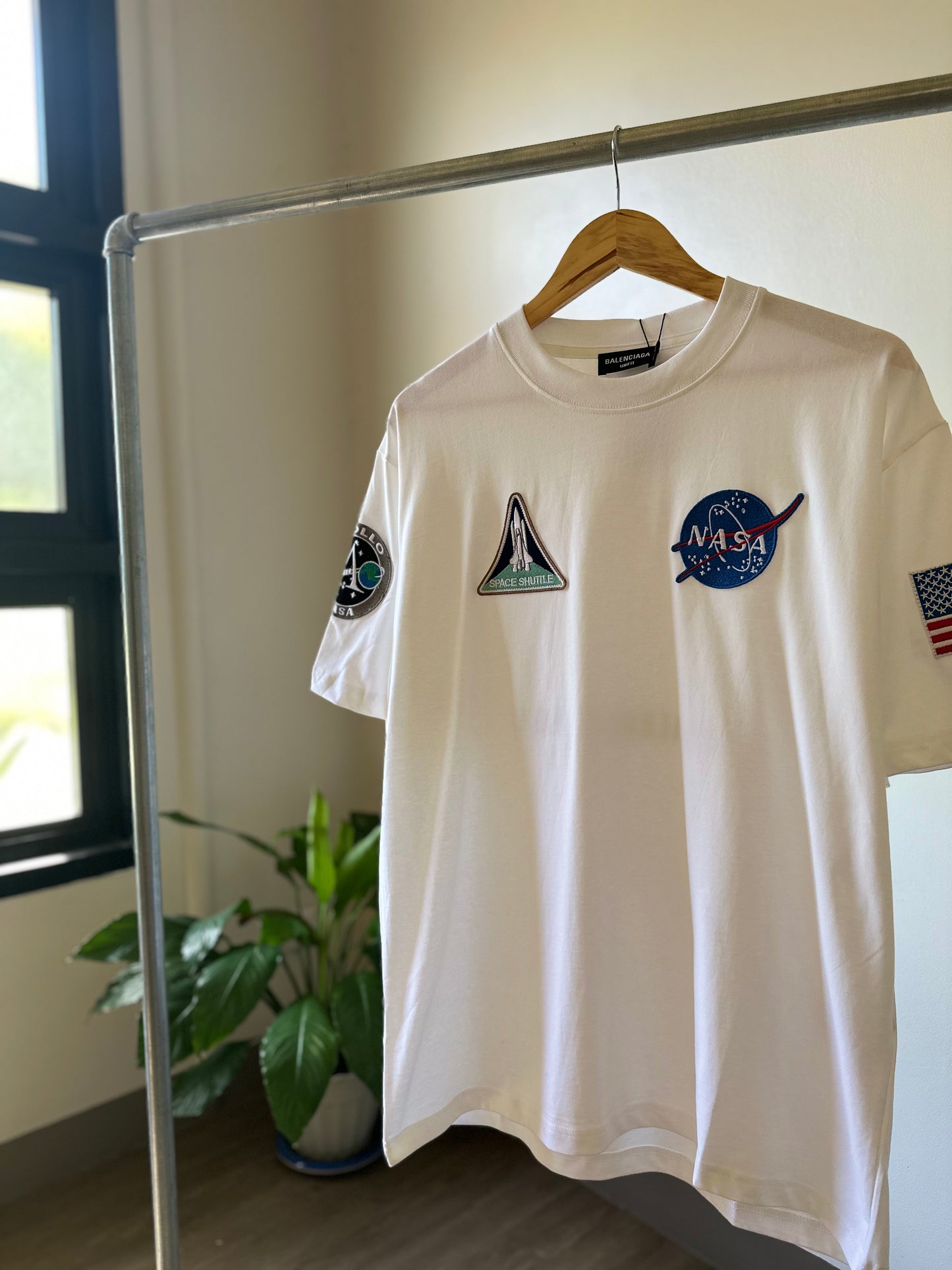 Balenciaga NASA T-Shirt (White)