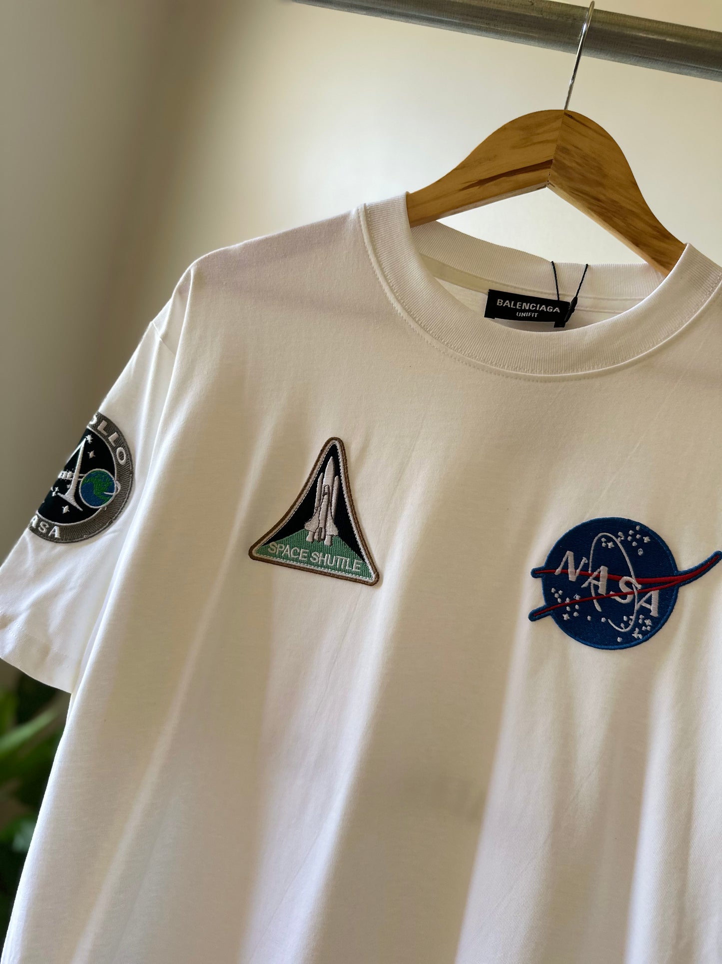 Balenciaga NASA T-Shirt (White)