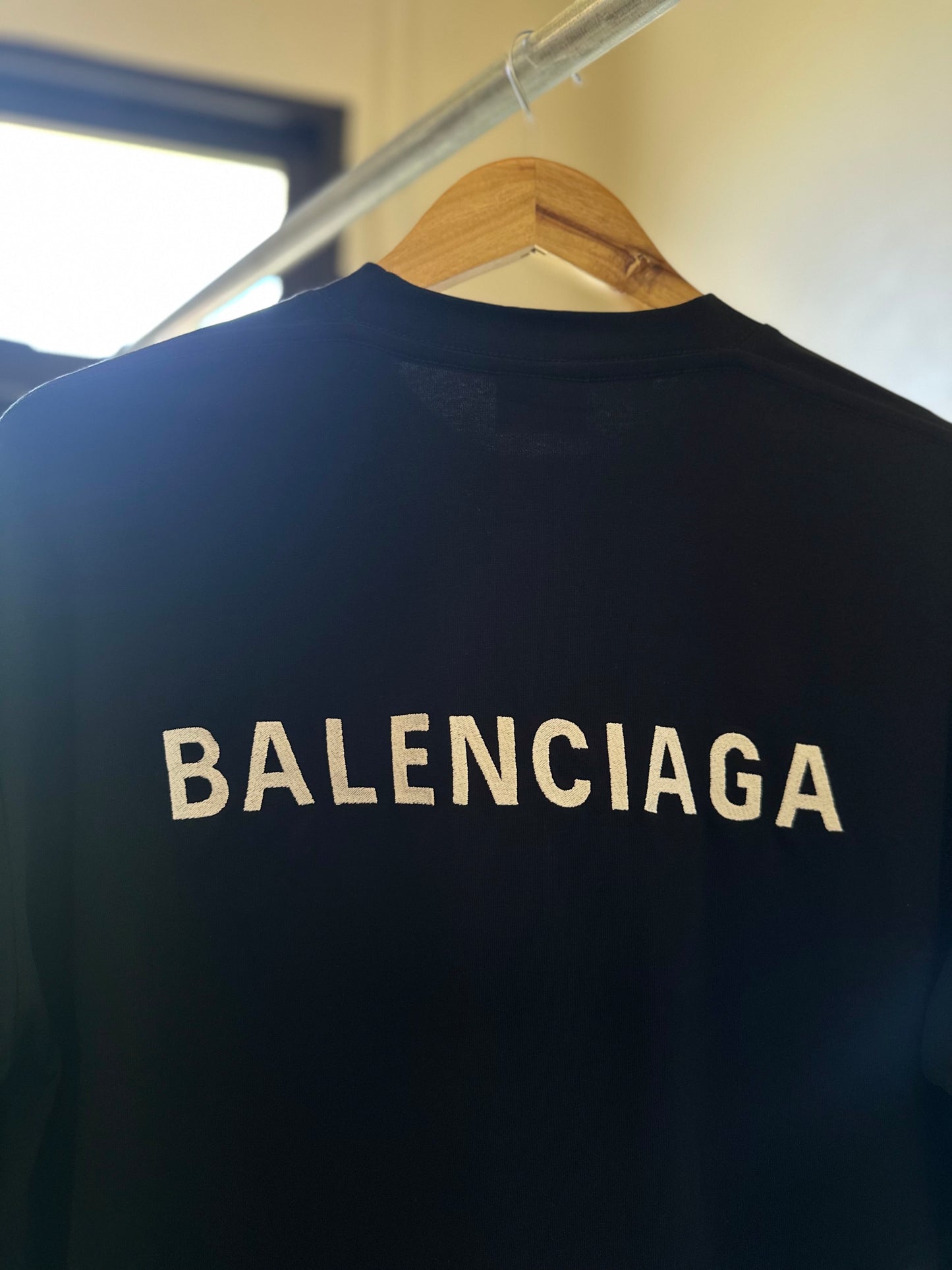 Balenciaga Back T-Shirt (Oversized/Black)