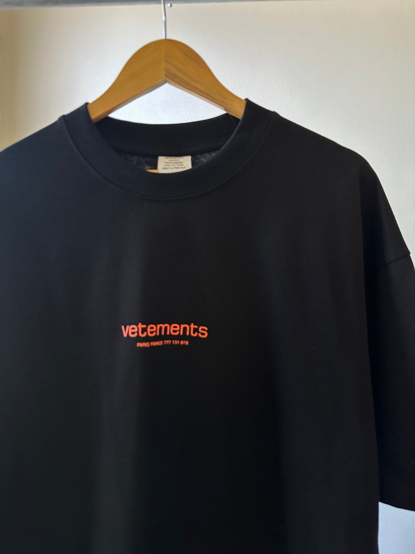 Vetements T-Shirt (Oversized/Black)