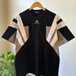 Balenciaga 3 Tone T-Shirt (Black & Gray)