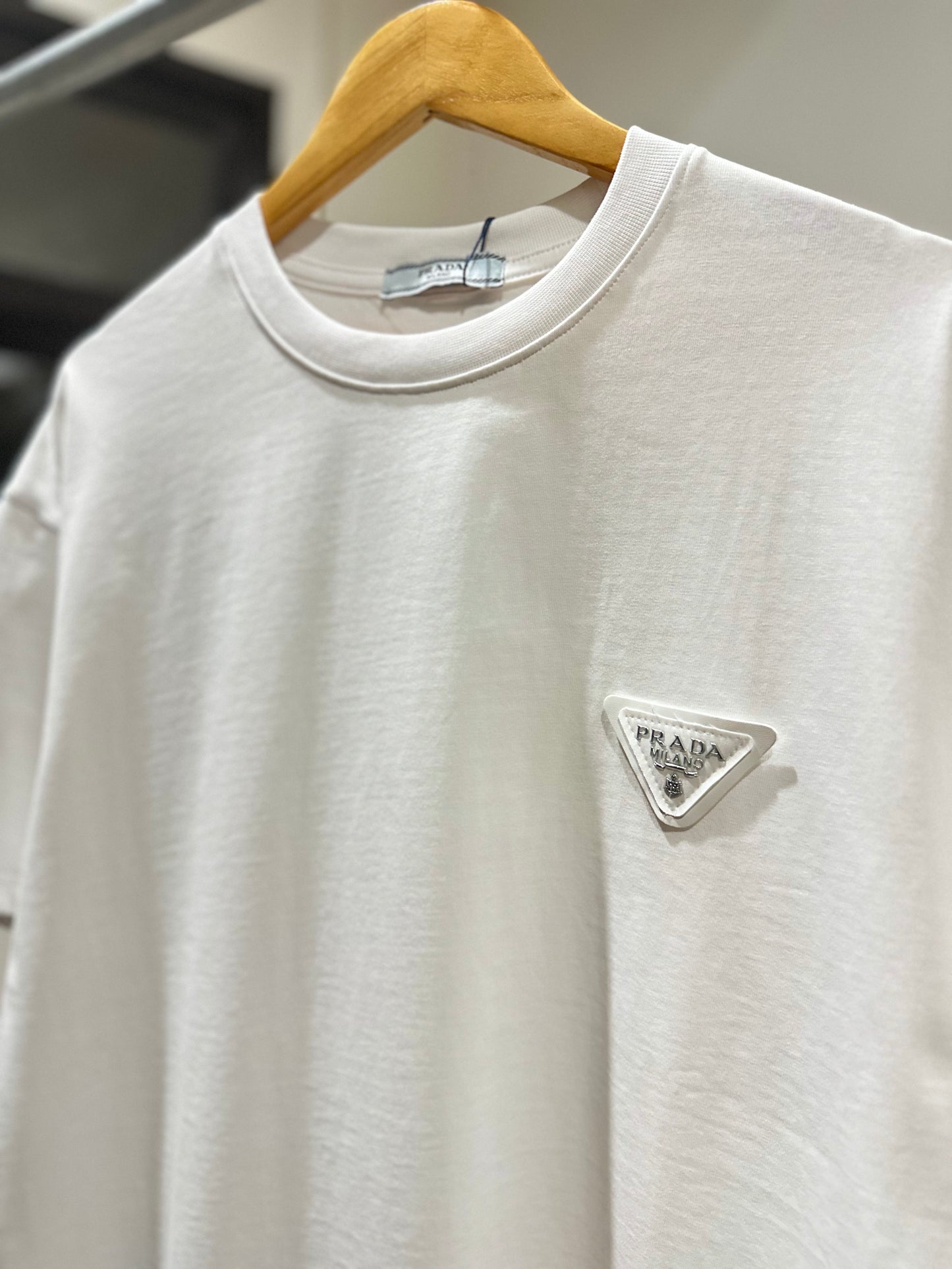 Prada Cotton T-Shirt (White)