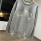 Celine Knitted Sweatshirt (Gray)