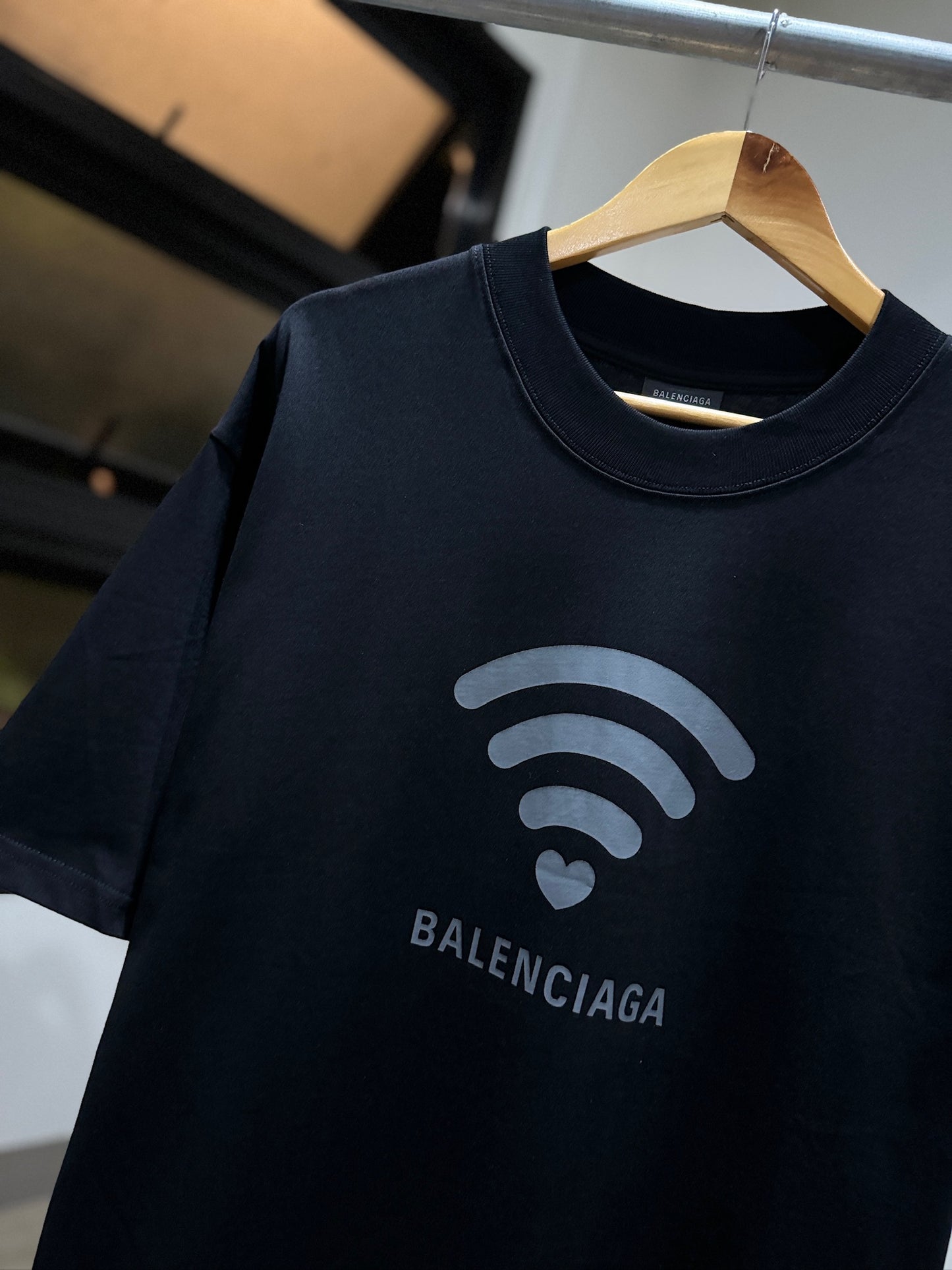 Balenciaga L0_VE T-Shirt (Black)