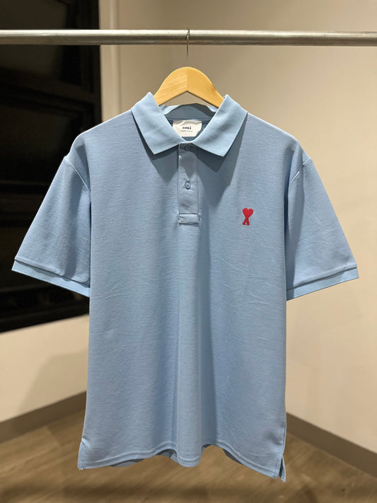 AMI de Coeur Polo Shirt (Blue)