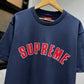 Supreme Cracked Arc Short Sleeved Tee (Navy)