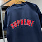 Supreme Cracked Arc Short Sleeved Tee (Navy)