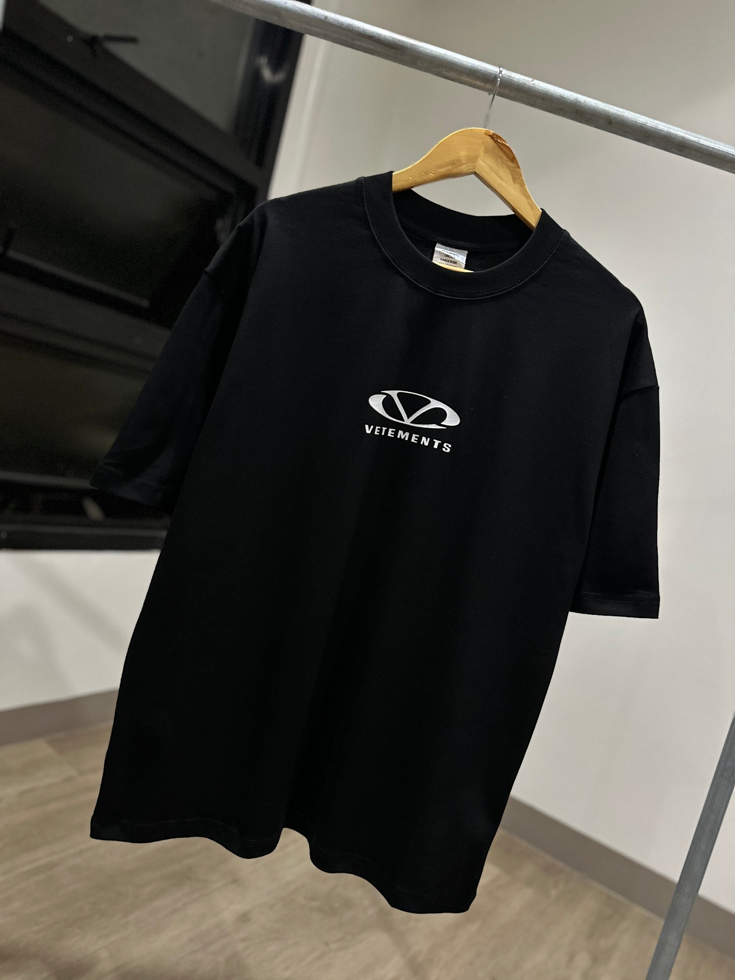 Vetements Logo Print T-Shirt (Black)