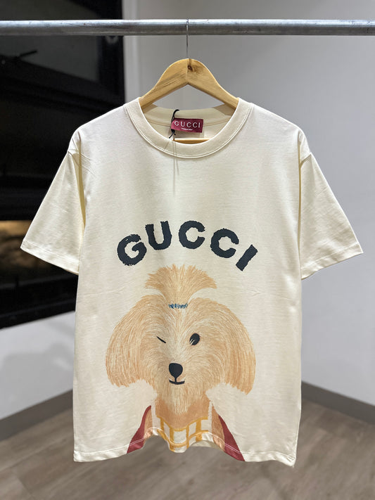 Gucci Printed T-Shirt (Cream)