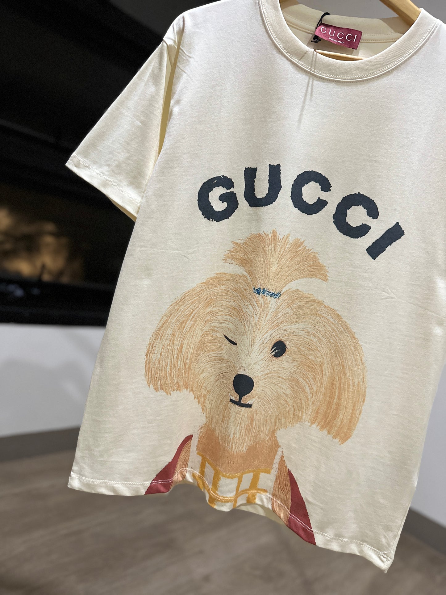 Gucci Printed T-Shirt (Cream)