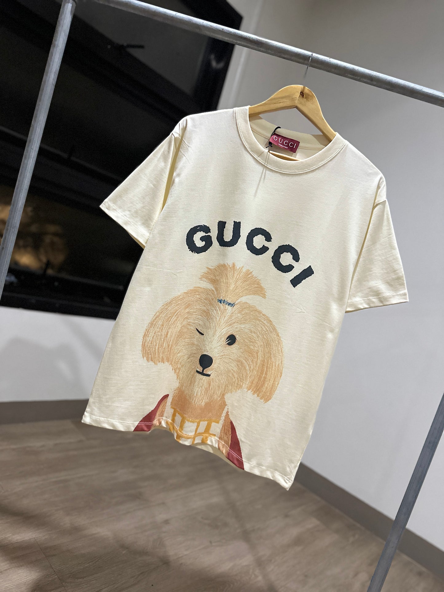 Gucci Printed T-Shirt (Cream)