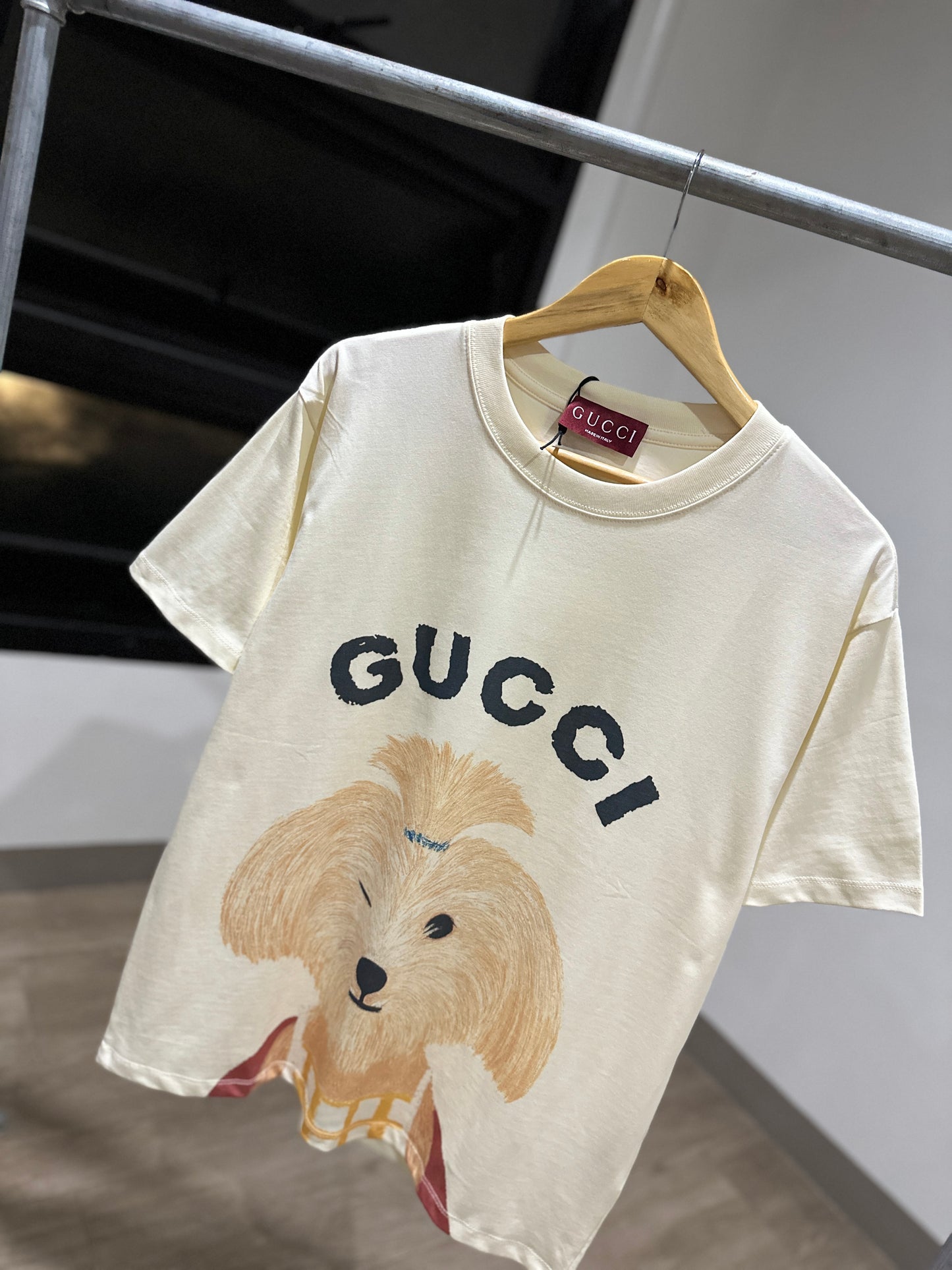 Gucci Printed T-Shirt (Cream)