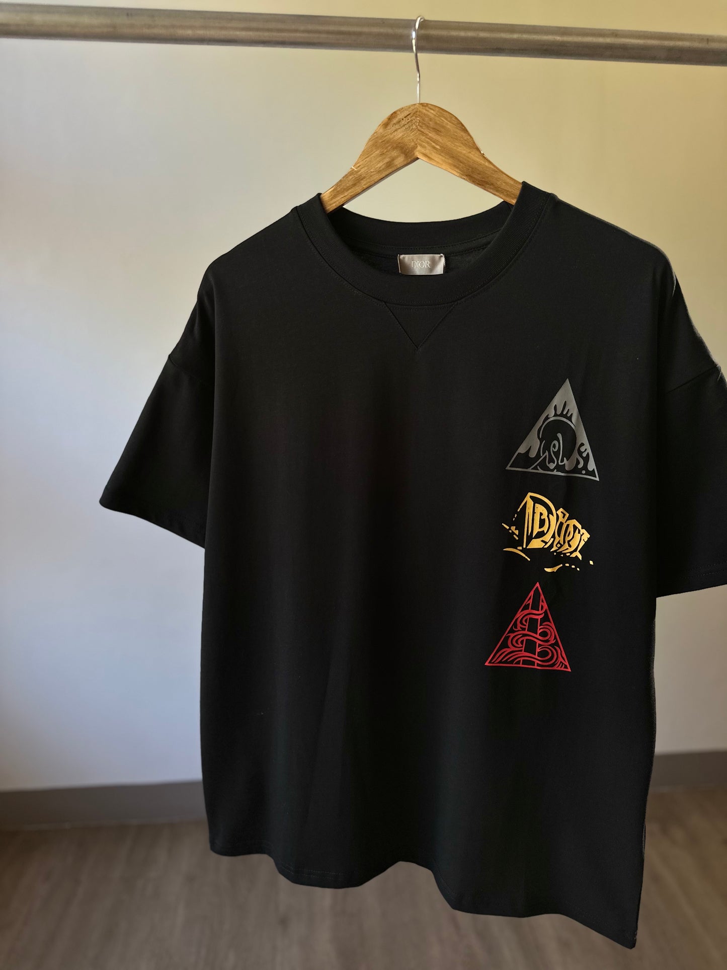 Dior Cotton T-Shirt (Print/Black)