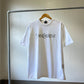 YSL Glittery Logo T-Shirt (White/Print)