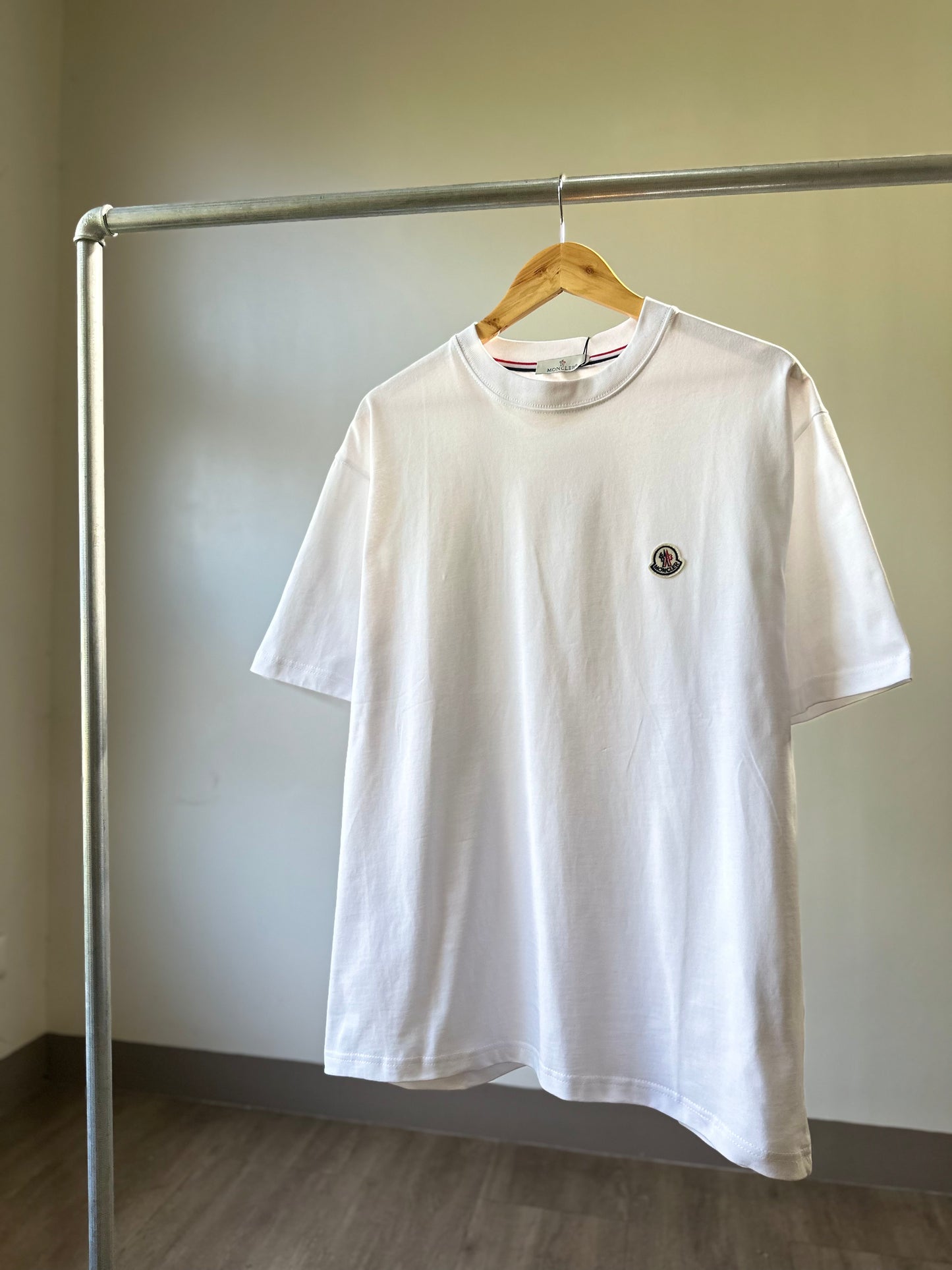 Moncler Patch Logo T-Shirt (White)