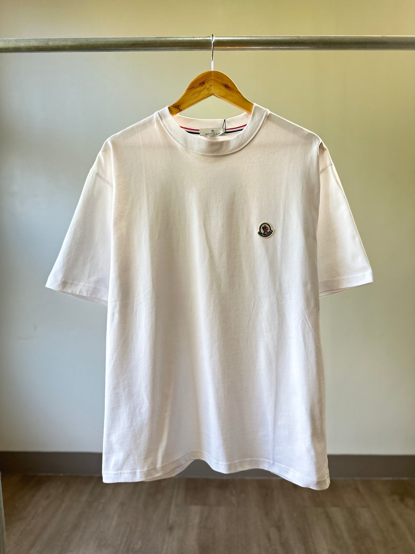 Moncler Patch Logo T-Shirt (White)