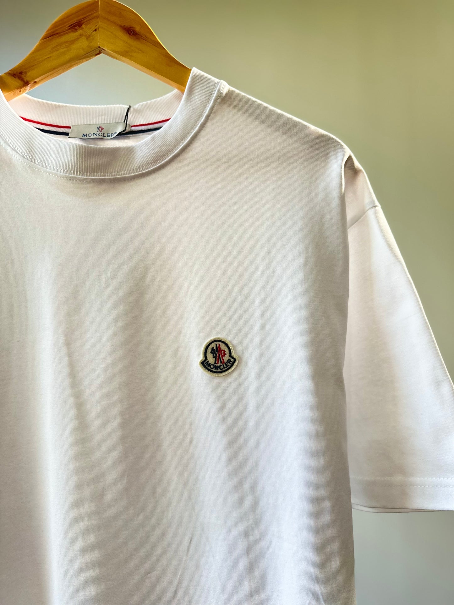 Moncler Patch Logo T-Shirt (White)