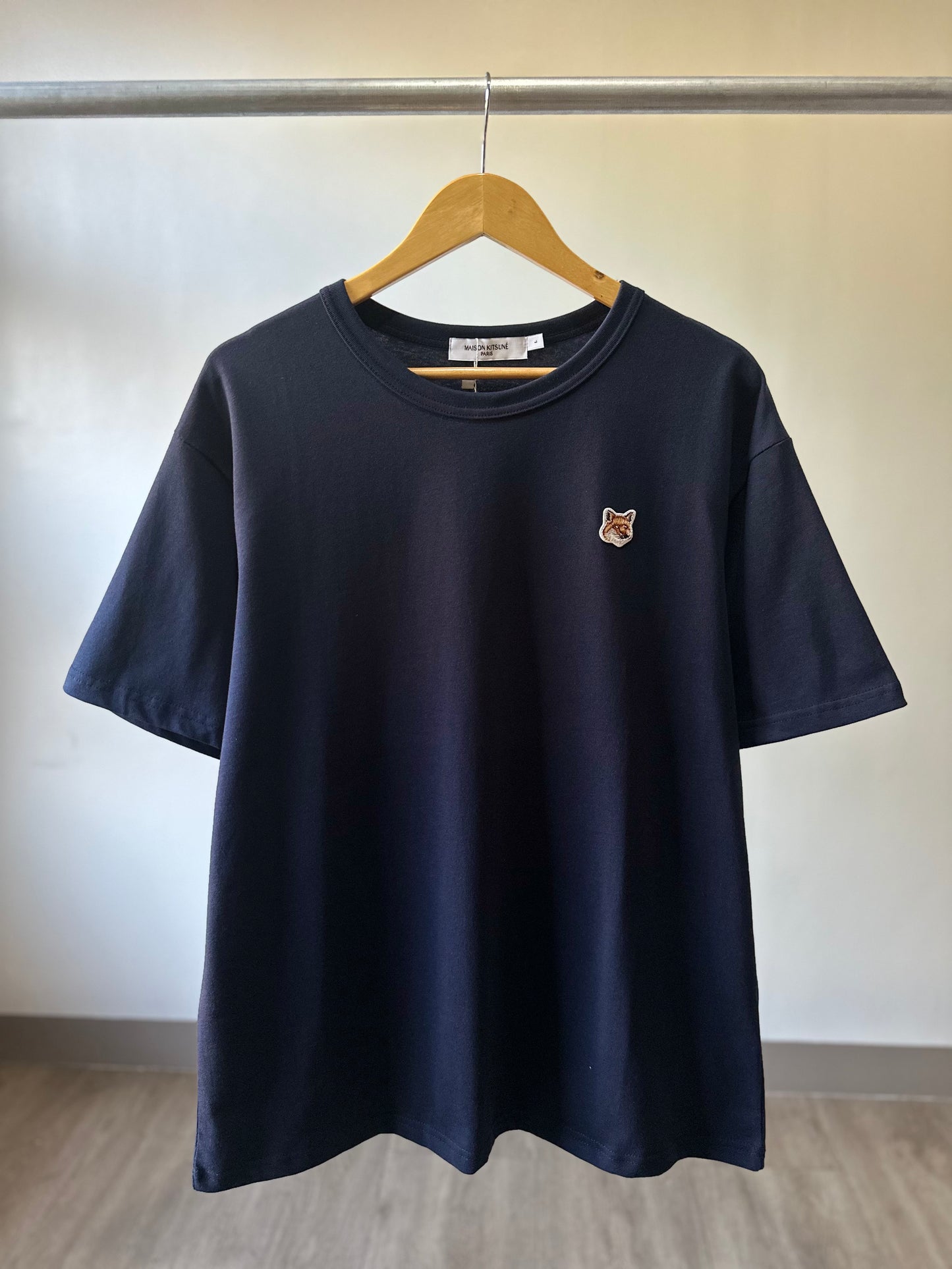 Maison Kitsune Head Patch T-Shirt (Navy)