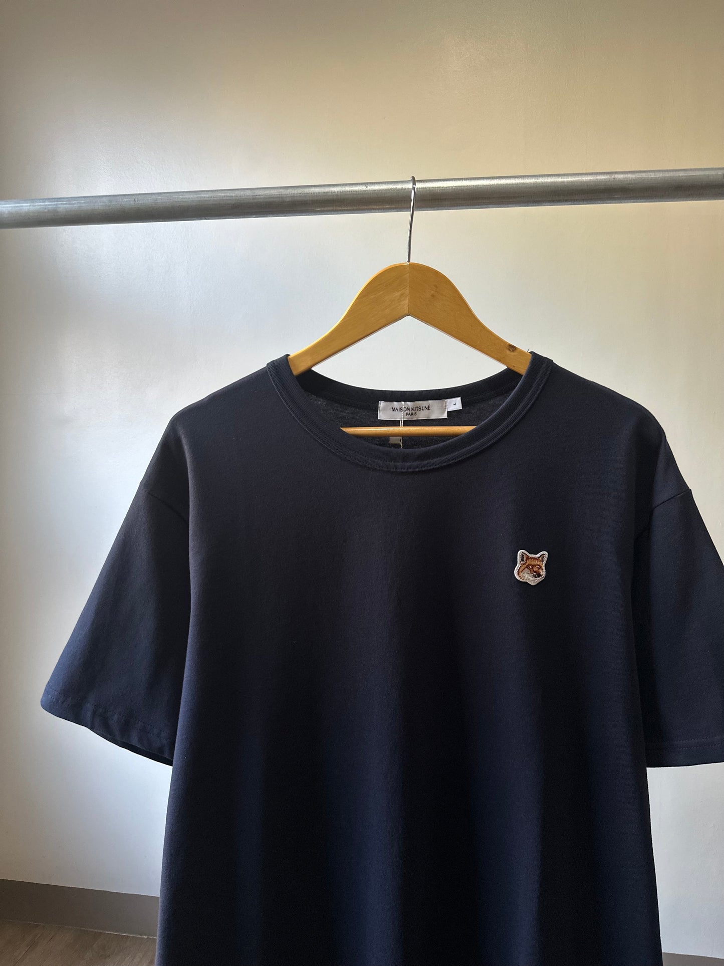 Maison Kitsune Head Patch T-Shirt (Navy)