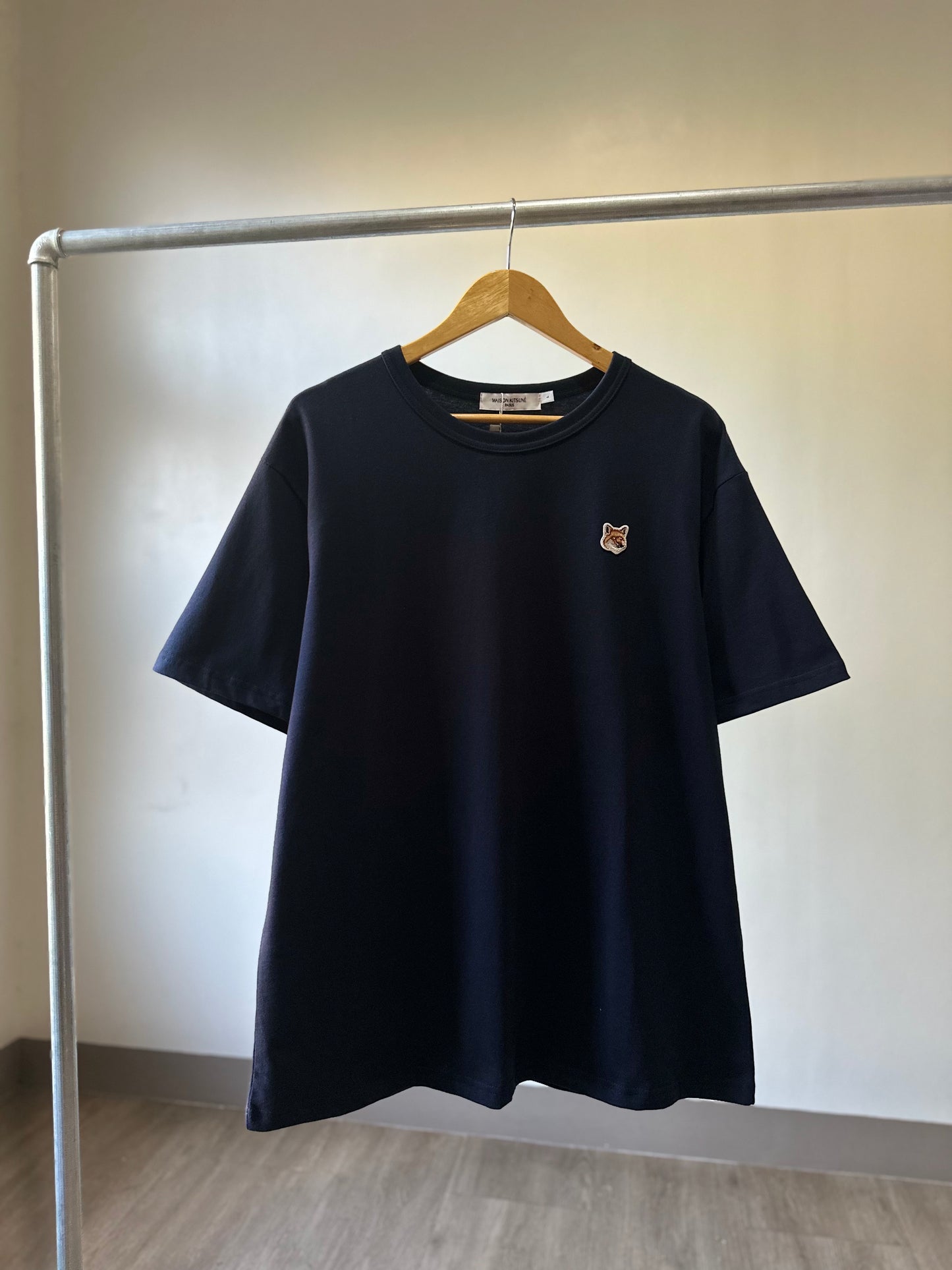 Maison Kitsune Head Patch T-Shirt (Navy)