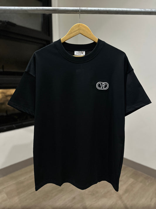 Valentino Patch Logo T-Shirt (Black)