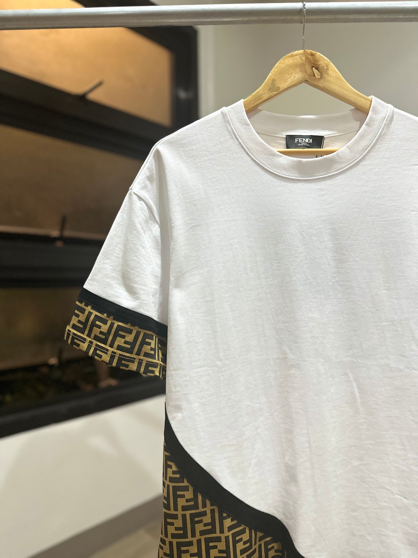 Fendi Jersey T-Shirt (White)