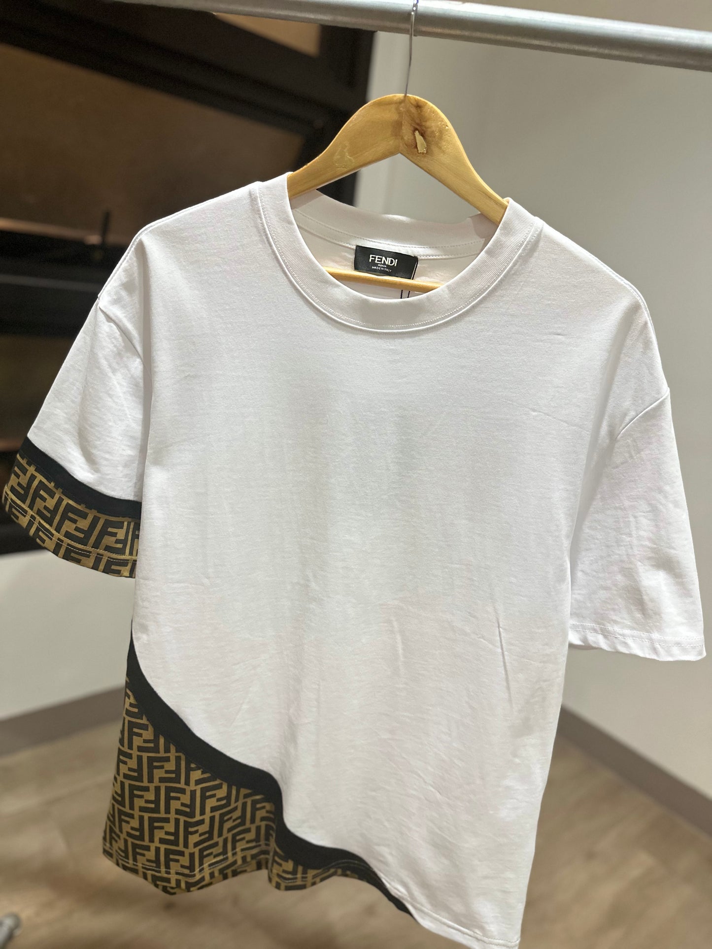 Fendi Jersey T-Shirt (White)